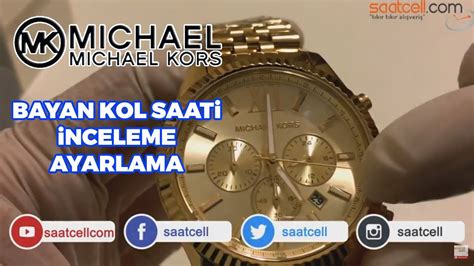 Michael Kors MK8281 Bayan Kol Saati inceleme ayarlama